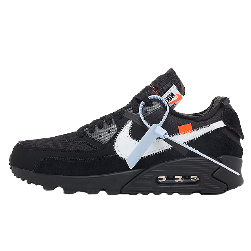 white air max 90 black tick